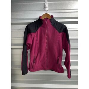 Purple Columbia Sportswear Fleece Jacket Size M